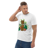 Happy Tiki White Organic Cotton T-Shirt