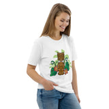 Happy Tiki White Organic Cotton T-Shirt