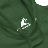 Extremely Stoked Epic Wave Logo on Forest Green Unisex Hoodie