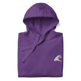 Extremely Stoked Epic Wave Logo on Purple Unisex Hoodie