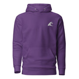 Extremely Stoked Epic Wave Logo on Purple Unisex Hoodie - Extremely Stoked