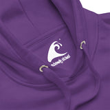 Extremely Stoked Epic Wave Logo on Purple Unisex Hoodie