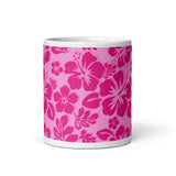 Three Pinks Hawaiian Flowers Coffee Mug - Extremely Stoked