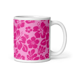 Three Pinks Hawaiian Flowers Coffee Mug