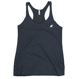 Women's Navy Blue Tank with Extremely Stoked White Epic Wave Logo